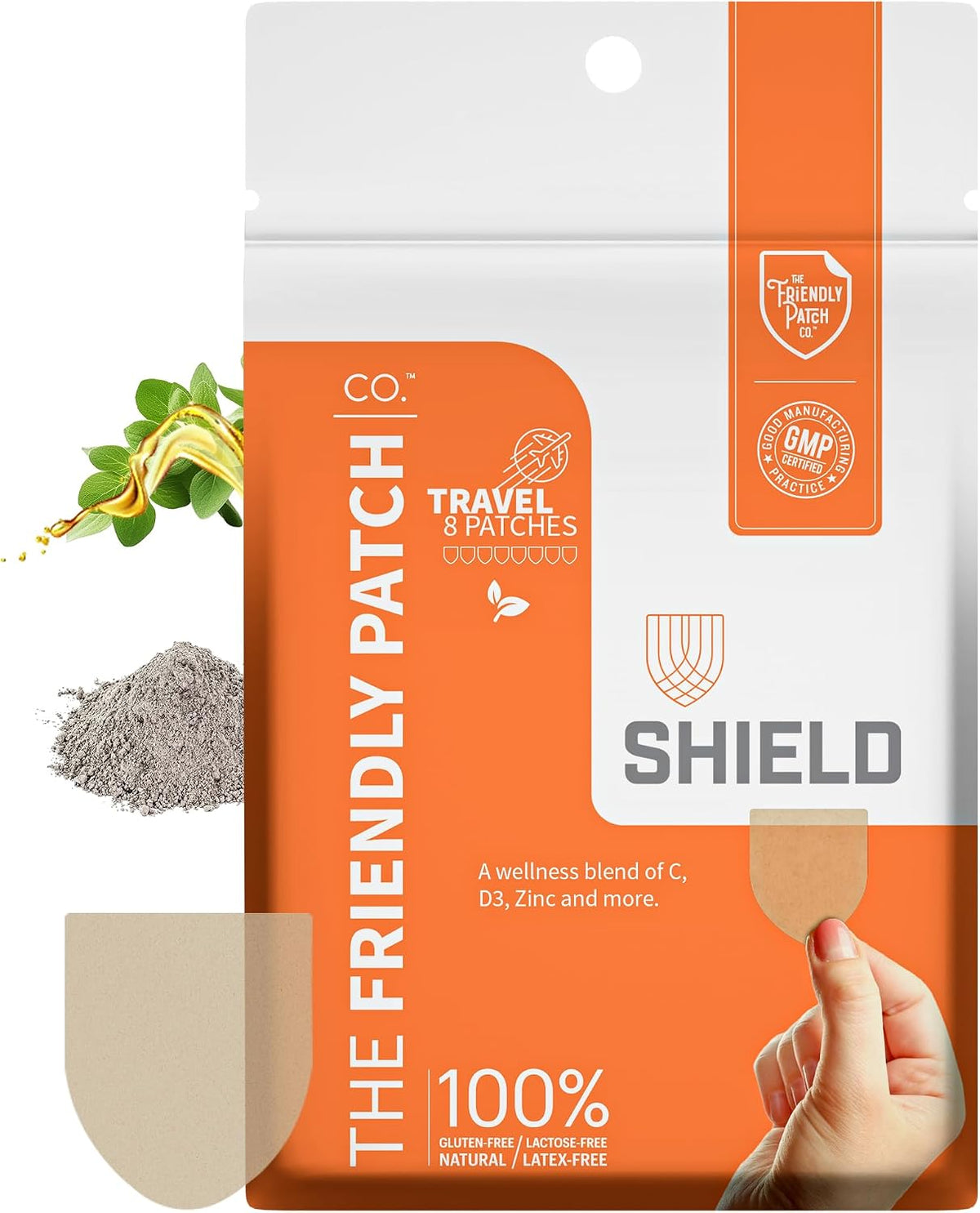 The Friendly Patch Shield Patch - Wellness – Fáciles de usar: Se aplican en segundos y se adhieren cómodamente a – Image 1