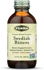 Flora Swedish Bitters - Suplemento Digestivo Vegano con Hierbas Amargas - 250 ml