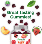 Lifeable Kids Multivitamin con Hierro - Gominolas Vegetarianas para Niños - 90 Unidades