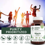 Natural Nutra Niacina 100 mg – Suplemento de Vitamina B3, 100 Comprimidos (Pack de 3)
