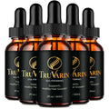 TruVarin Drops - Fórmula Avanzada Oficial - Suplemento Líquido Natural para el Crecimiento del Cabello y un Cuero Cabelludo Saludable (5 Envases)