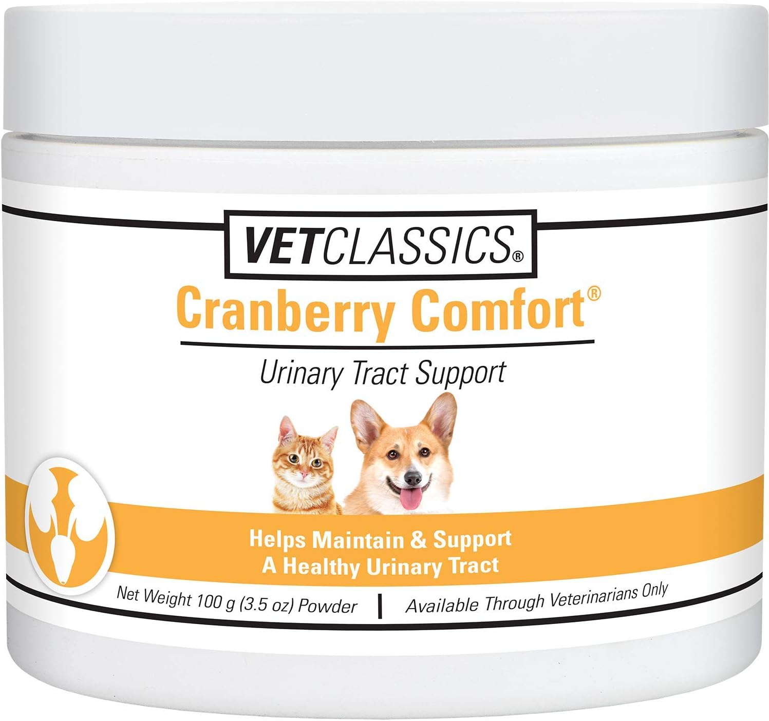 Vet Classics Cranberry Comfort – Suplemento Urinario para Perros y Gatos, 99 g (3.5 oz) en polvo
