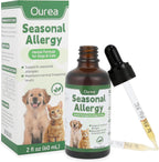 Alivio para Alergias Estacionales en Perros y Gatos - Fórmula Herbal Natural - Líquido de Rápida Absorción