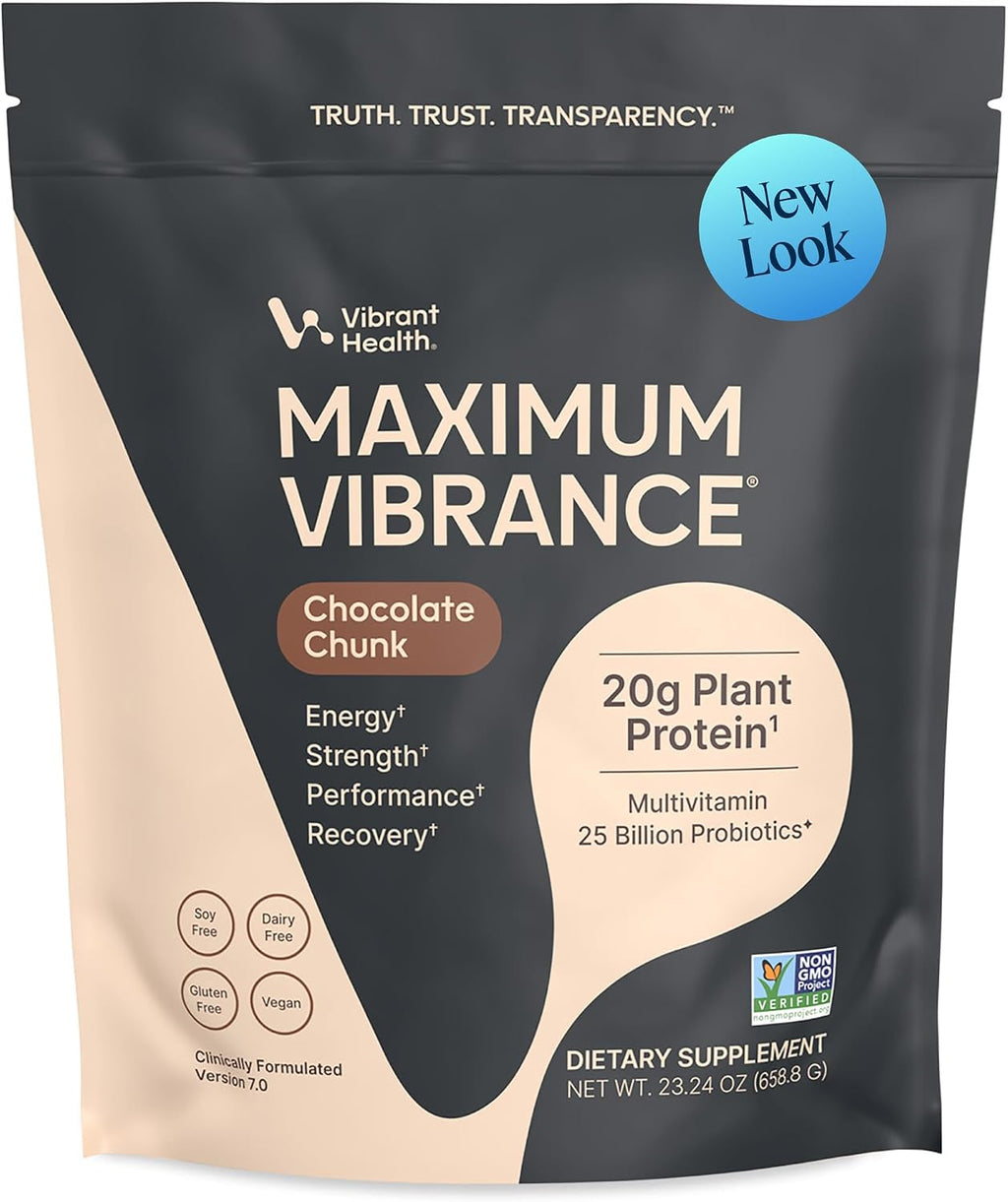 Maximum Vibrance Chocolate - Todo-en-Uno Multi-Suplemento Avanzado, 15 raciones