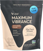 Maximum Vibrance Chocolate - Todo-en-Uno Multi-Suplemento Avanzado, 15 raciones