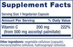 Life Extension Ascorbyl Palmitate 500 mg – 100 Capsules