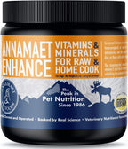 Annamaet Enhance Complemento Vitamínico y Mineral para Perros - Dietas Caseras y Crudas, 240g