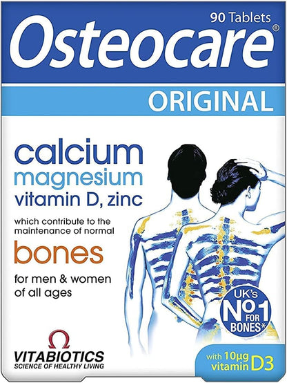 Vitabiotics Osteocare Calcio 800mg con – Salud ósea: El calcio y la vitamina D3 trabajan juntos para mantener la – Image 1