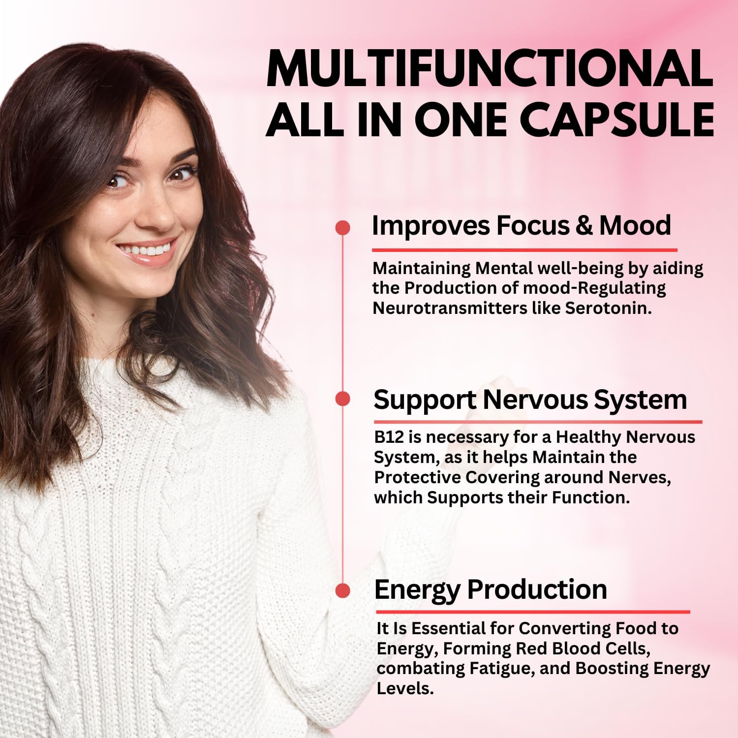 VITBOOST B12 Metilcobalamina 25000 mcg Complejo B con Colágeno y Hialurónico - Pack de 2