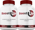 Gold Nutra Boost Up Capsules, Boost Up Pills, All Natural Supplement, BoostUp Maximum Strength Pastillas 60 Capsules per Bottle (2 Pack)