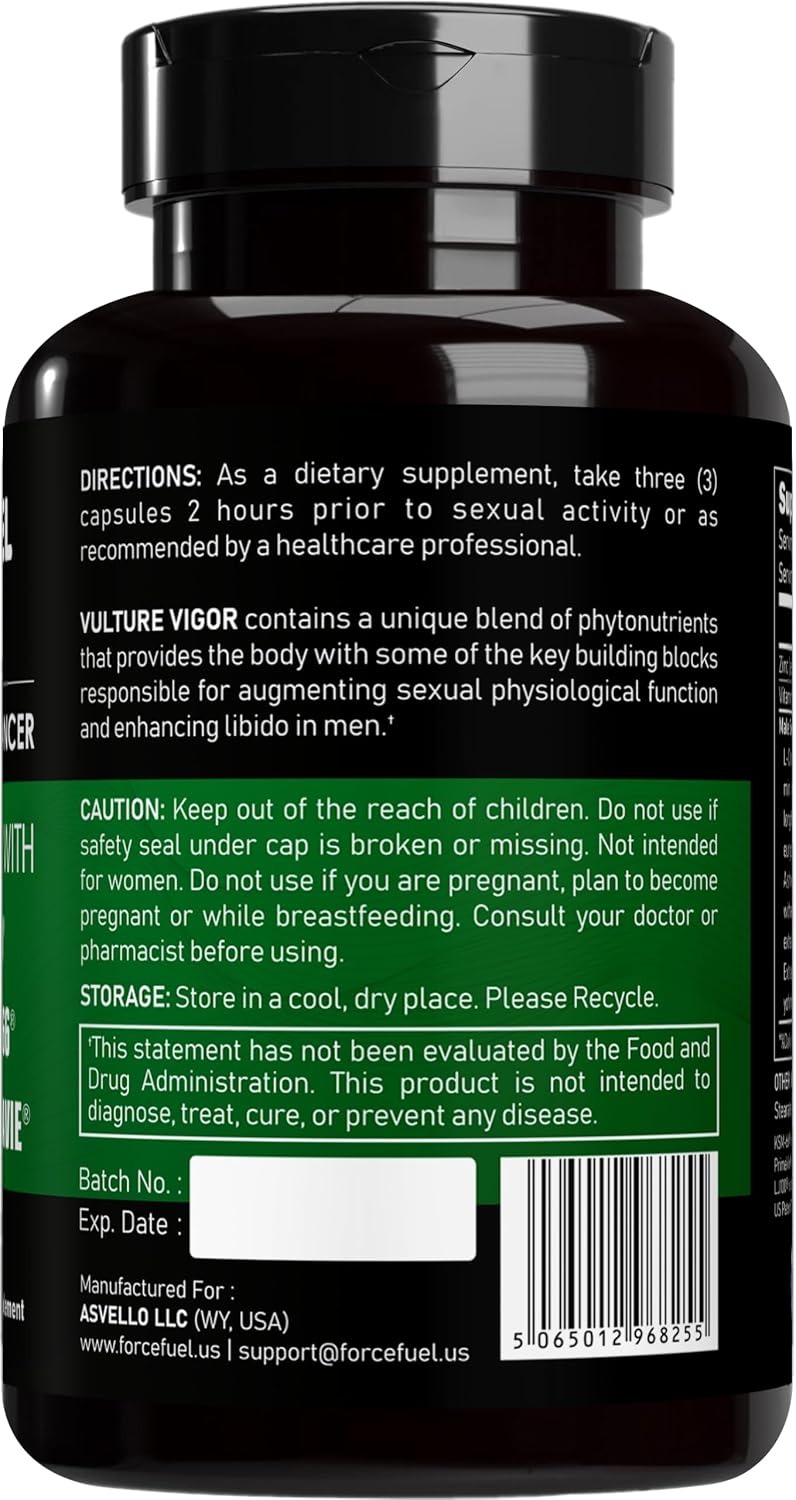 Vulture Vigor – Suplemento para el Rendimiento Masculino