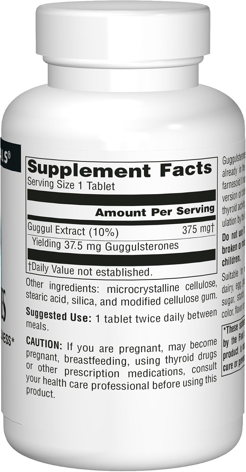 Source Naturals Guggulsterones 37.5 mg - 120 Comprimidos
