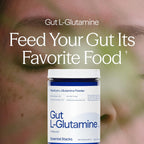 Essential Stacks Gut L-Glutamine Powder - Polvo de L-Glutamina Pura para la Salud Intestinal (60 Dosis, Sin Sabor)