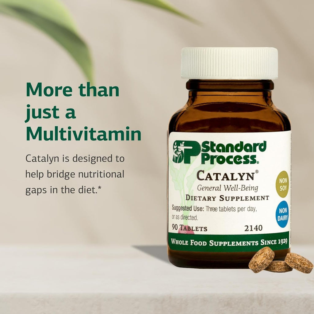 Standard Process Catalyn - Suplemento Multivitamínico con Vitaminas A, B6 y D - 90 Comprimidos