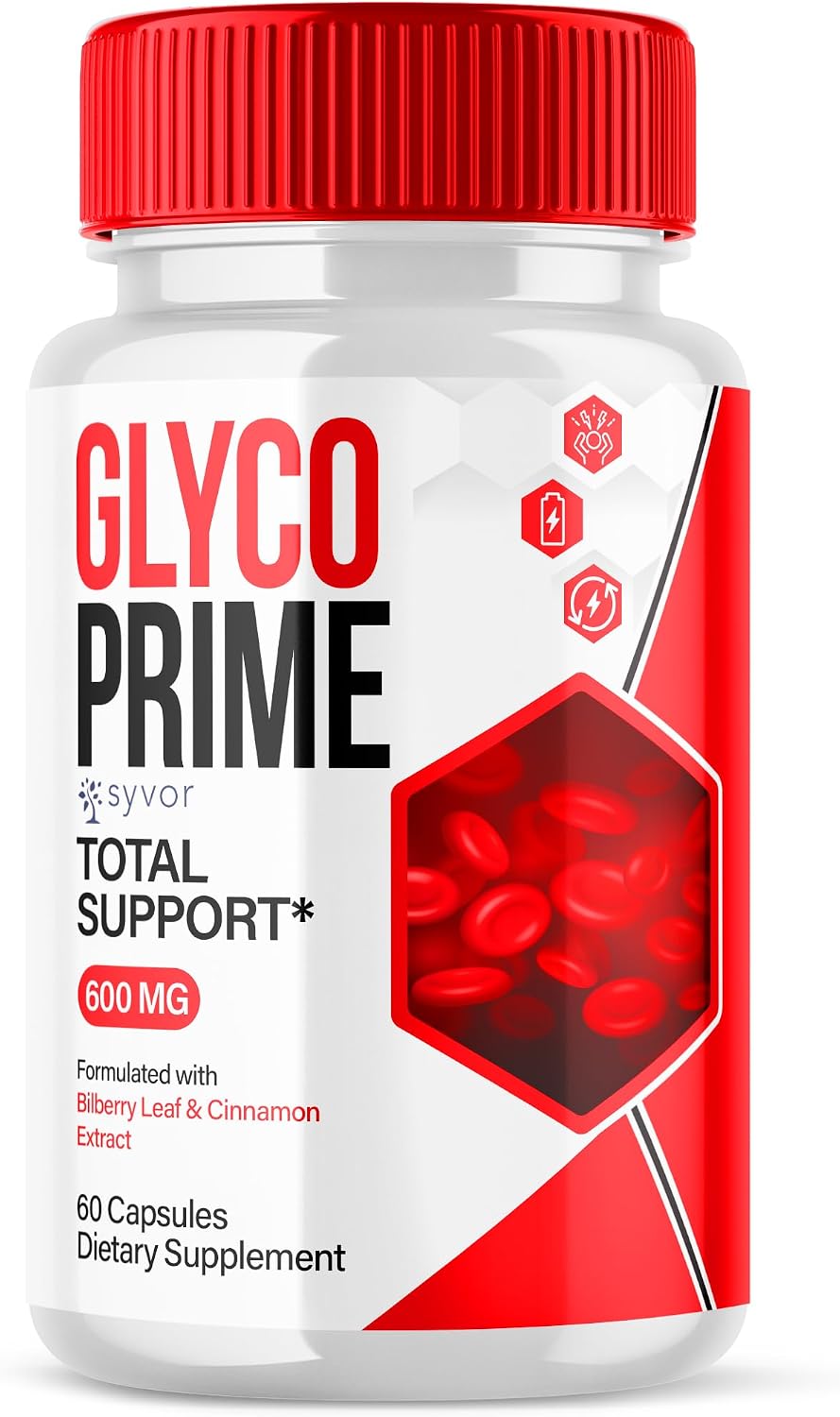 Glyco Prime Cápsulas - Suplemento de Apoyo al Glucógeno con Ingredientes Naturales (60 Cápsulas)