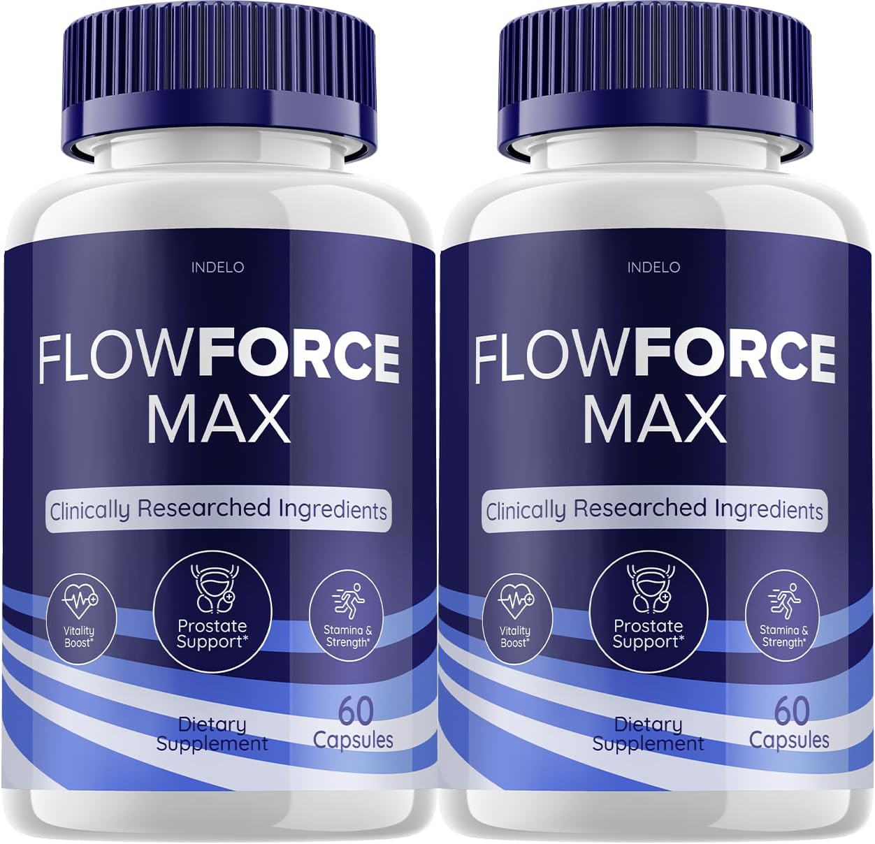 FlowForce Max – Suplemento para Hombres (2 Pack, 120 Cápsulas)