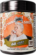 Gamer Supps GG Energy - Grandma's Ashes (100 Servicios) - Mezcla de energía y nootrópicos para gaming, baja en calorías, sin azúcar, con cafeína y vitaminas