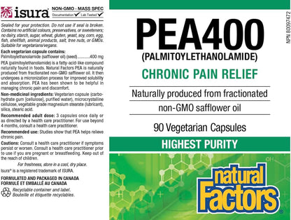 Natural Factors PEA400 - – Bienestar general: Favorece un estado de calma y equilibrio en el organismo. – Image 6