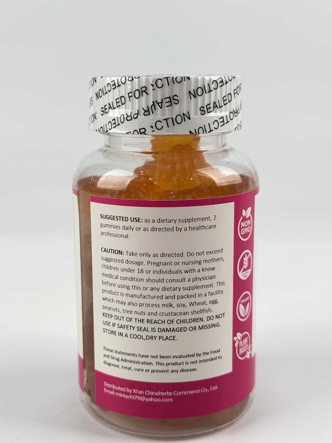 AromPCOSLife Gominolas de Inositol para Mujer, 60 Gomitas, Myo-Inositol con Folato y Vitaminas B6 y B12, Sabor Naranja