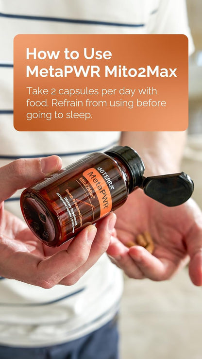 doTERRA MetaPWR Mito2Max Energy Supplement - – Metabolismo saludable: Asiste en la adaptación metabólica durante – Image 5
