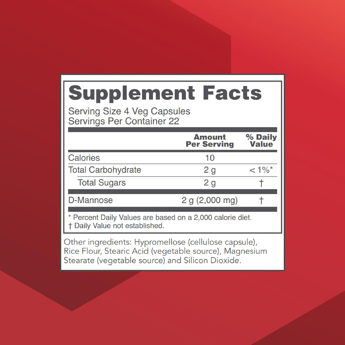 Protocol for Life Balance D-Mannose 500 mg - 90 Cápsulas Veganas – Image 2