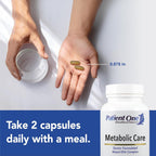Patient One Metabolic Care | Complemento para Apoyar la Respuesta Inflamatoria Saludable y la Salud Cardiaca | con Aceite de Pescado, CLA y Aceite de Borraja | 240 Cápsulas