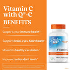 Doctor's Best Vitamina C 1000 mg – 360 Cápsulas Veganas
