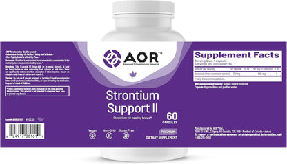 AOR Strontium Support II 341mg, 60 Cápsulas – Citrato de estroncio (341 mg por cápsula): Forma mineral de alta – Image 9