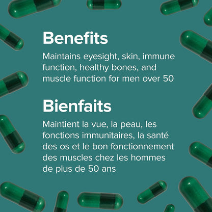 Webber Naturals Men's 50+ Most Complete – La vitamina C contribuye al funcionamiento normal del sistema – Image 5