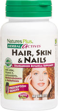 Natures Plus Hair, Skin & Nails - 60 Comprimidos Veganos