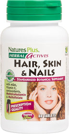 Natures Plus Hair, Skin & Nails - 60 Comprimidos Veganos