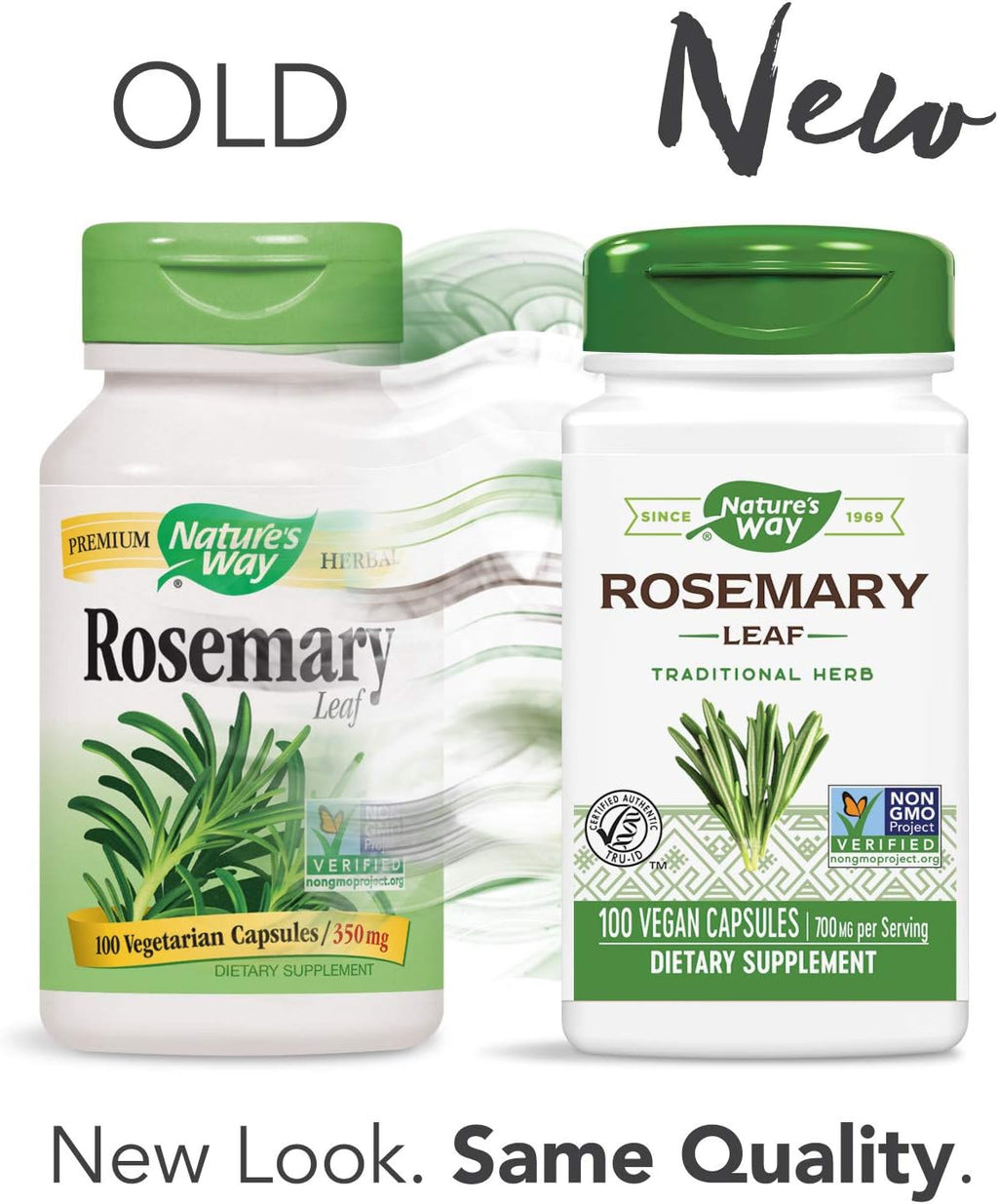 Nature's Way Romero Hoja 350 mg, 100 Cápsulas Veganas (Pack de 4)