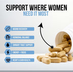 Wound Care Plus Multivitamínico para Mujeres – Complejo de Vitaminas A, C, D, E y Zinc – 60 Cápsulas
