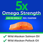 Bark&Spark Aceite de Pescado para Perros - Omega 3 Natural - Apoyo para Piel y Pelaje - Suplemento Líquido para Mascotas - 946 ml (Salmon)