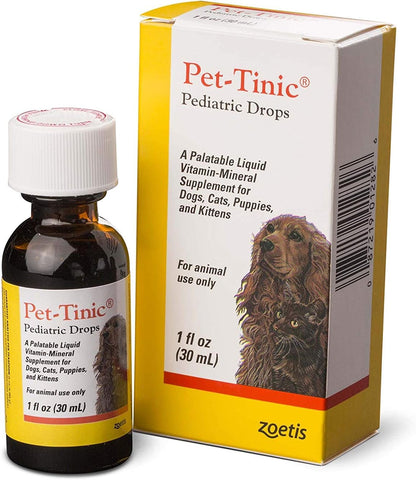 Pet-Tinic Pediatric Drops for Dogs, Cats, – Contribución al mantenimiento de la energía y vitalidad diarias. – Image 2