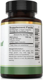 Wild Lettuce Leaf Extract Cápsulas (Pack de 3) - Florida Herbal Pharmacy