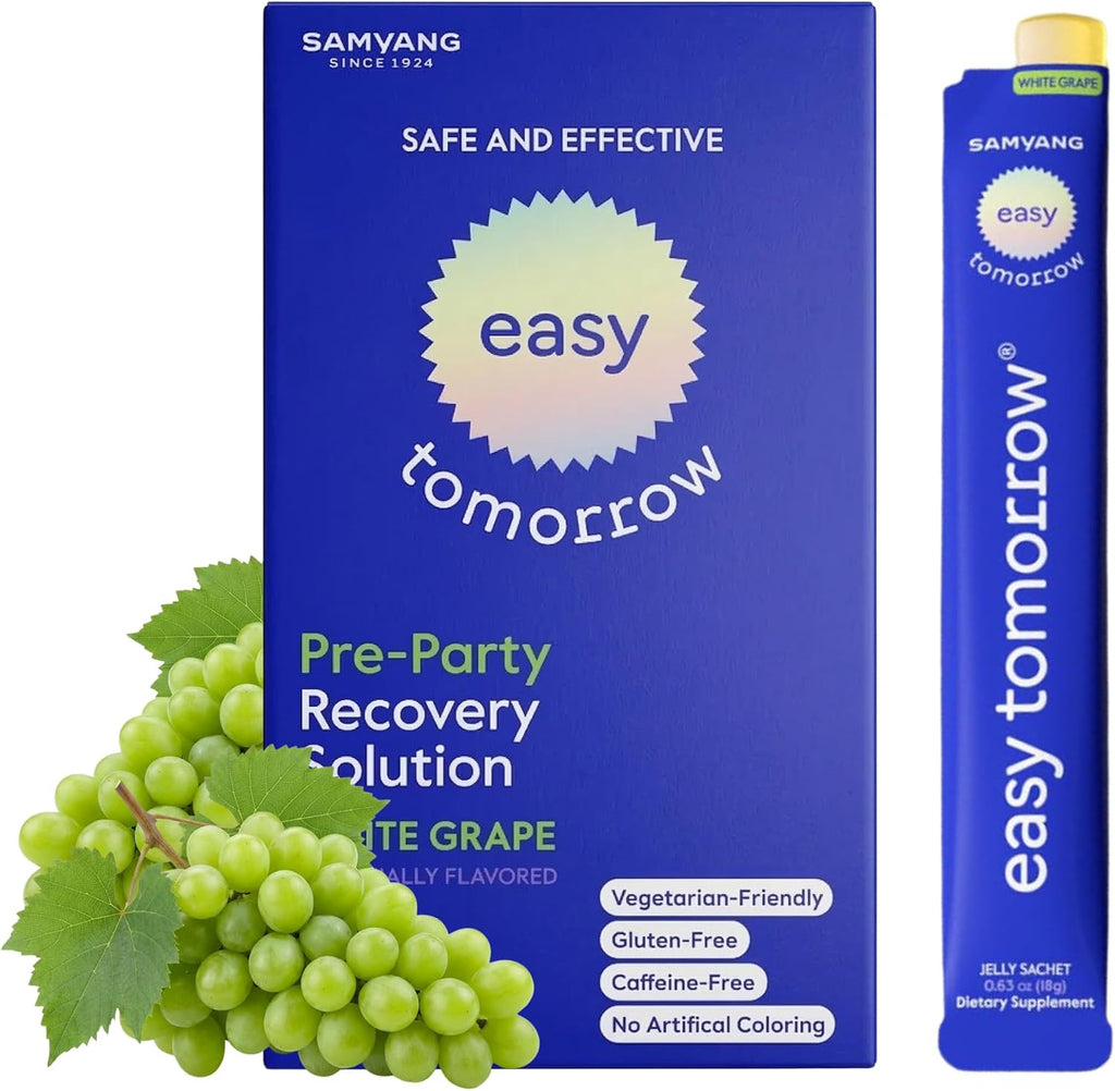 EASY TOMORROW - Natural Energy & Morning Vitality Jelly Stick (Sabor Mango, 10 sticks)