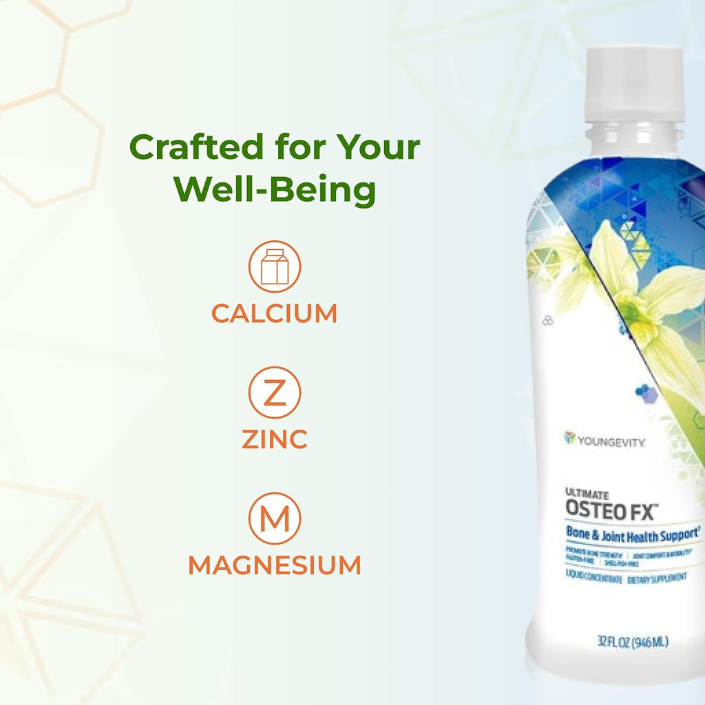 Youngevity Ultimate Osteo-Fx Líquido - Apoyo a la Salud Ósea (946 ml)