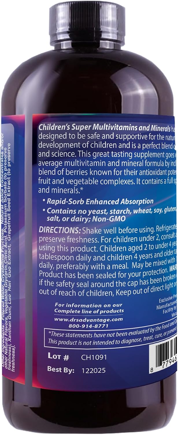 Drs Advantage - Liquid Children's Super MultiVitamins & Mineral 946 ml