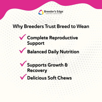 Breeder’s Edge Breed to Wean Multivitamínico para Perros y Gatos, 400 Comprimidos Masticables – Image 5