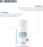 Revive MD Vitamina D3 y K2, 5000 UI, 60 cápsulas