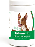 Healthy Breeds Aceite de Salmón para Perros Ibizan Hound – 120 Masticables Suaves