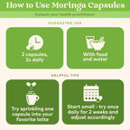 Cápsulas de Moringa Ecológicas - ORGANIC INDIA - 60 Cápsulas