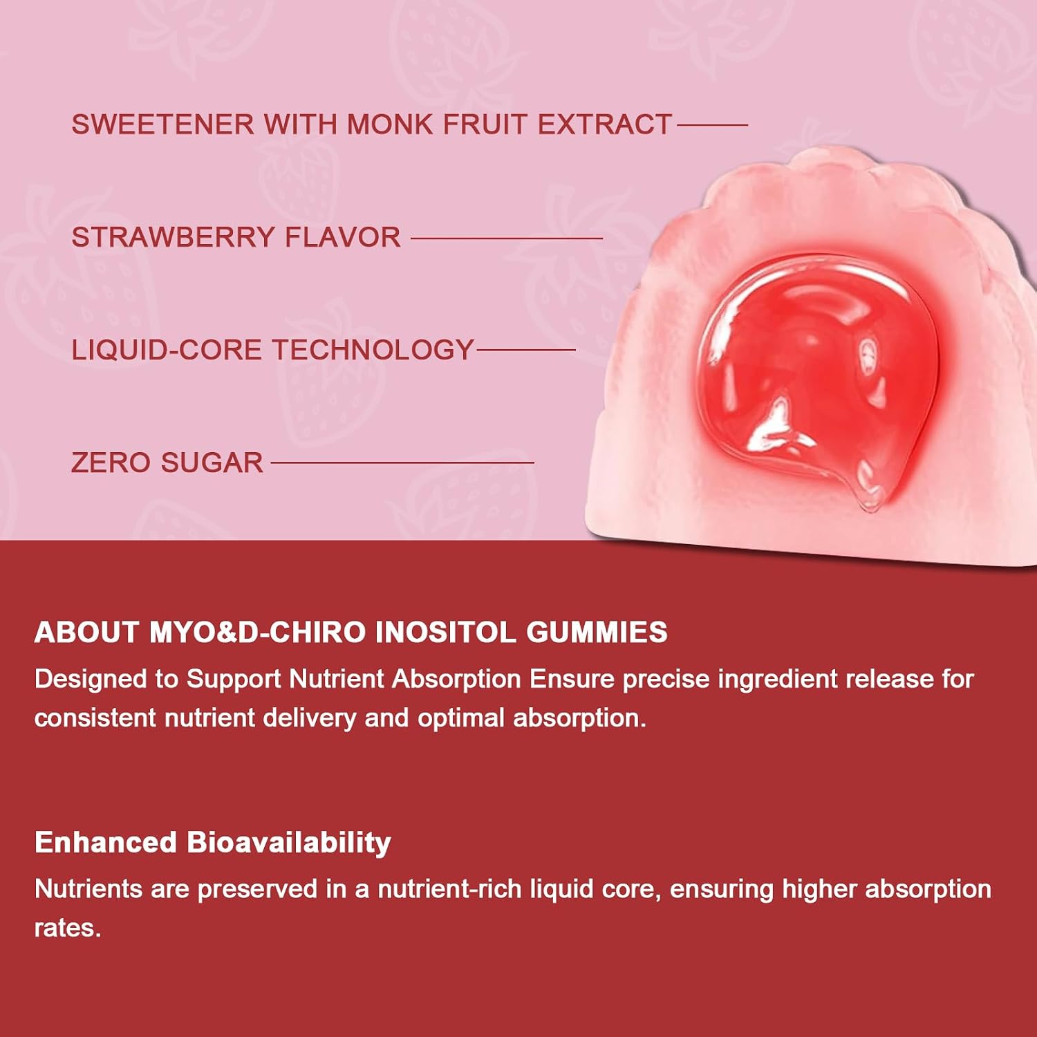 Myo-Inositol & D-Chiro Inositol Gummies 2000mg + 50mg | MICYDELAS