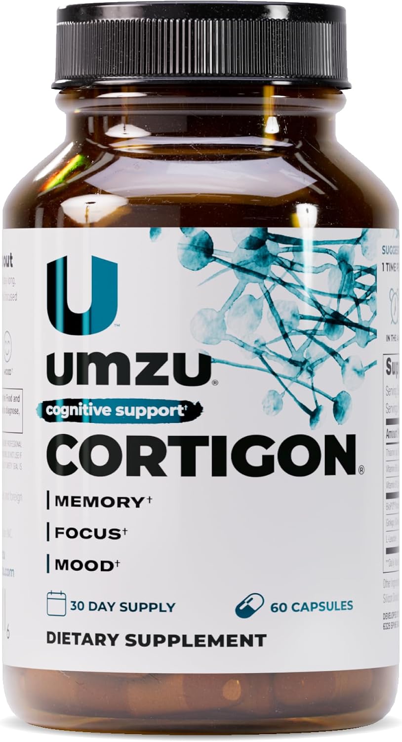 UMZU Cortigon - Suplemento con ginkgo biloba, fosfatidilserina, vitaminas B12 y B6