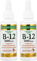 Nature's Bounty B-12 Súper Concentrado, 5000 mcg, 59 ml (Paquete de 2)
