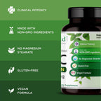 EMERALD LABS NAC 600mg - N-Acetil-L-Cisteína - Suplemento Vegano para Desintoxicación - 60 Cápsulas Vegetales (Suministro para 60 Días)
