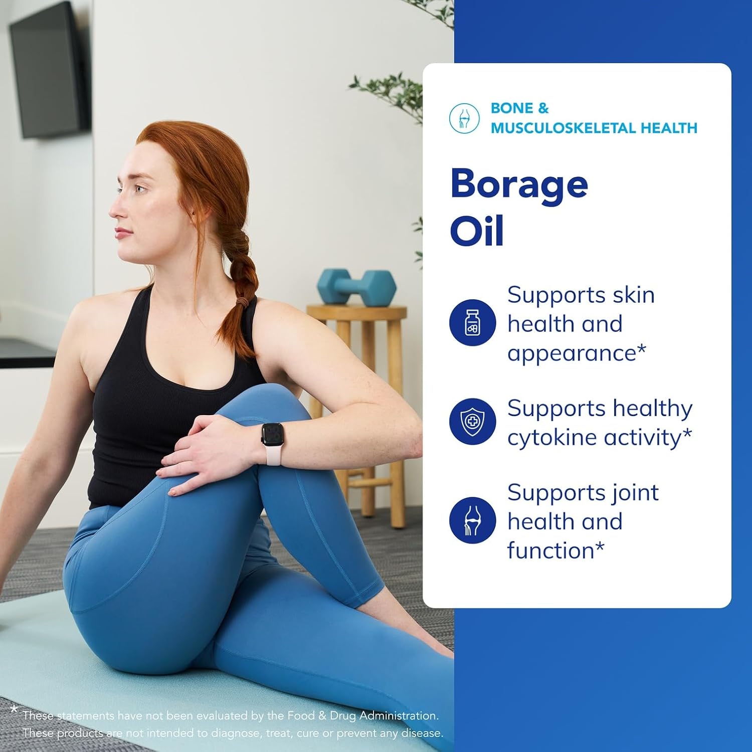 Pure Encapsulations Borraja Aceite | Suplemento Hipoalergénico | 180 Cápsulas Blandas