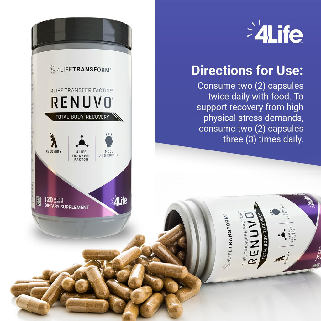 Suplemento para la Recuperación 4Life Transform Renuvo, con Schisandra, 120 Cápsulas Vegetarianas