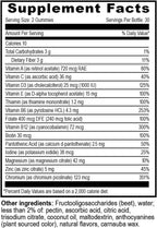 YUM-V'S Multivitamin Zero Gummies - Gomitas Multivitamínicas Sin Azúcar con Sabor a Frambuesa Natural, 60 Gomitas